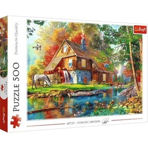 Trefl 37484 - Cottage by the river - Dominic Davison - 500 db-os puzzle