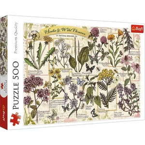 Trefl 37478 - Herbarium: Medicinal herbs - 500 db-os puzzle