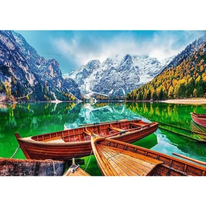 Trefl 37486 - Lake Braies, Italy - 500 db-os puzzle