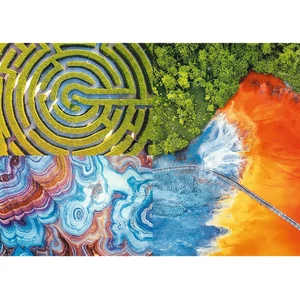 Trefl 37460 - Aerial Mindblow - Színek labirintusa - 500 db-os UFT Prime puzzle