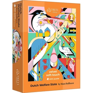 Trefl 37420 - Dutch Welfare State, Bullhorst - 500 db-os UFT Velvet Soft-Touch puzzle
