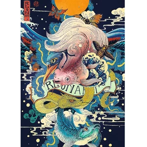 Trefl 37421 - Impetuous World Life, Wang - 500 db-os UFT Velvet Soft-Touch puzzle