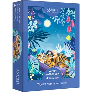 Trefl 37424 - Tigers Nap, Orlando - 500 db-os UFT Velvet Soft-Touch puzzle
