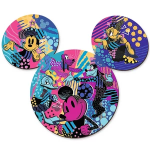 Trefl 505 db-os Wood Craft Shaped Prémium Fa Puzzle - Disney - Mickey Mouse (20168)