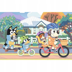 Trefl 17384 - Bluey- Biciklizés - 60 db-os puzzle