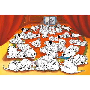 Trefl 37604 - 40 Éves Jubileum - Disney - 101 kiskutya - 600 db-os puzzle