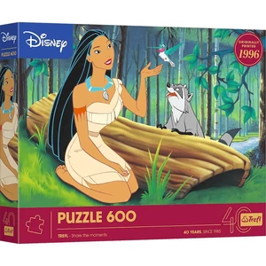 Trefl 37605 - 40 Éves Jubileum - Disney - Pocahontas - 600 db-os puzzle