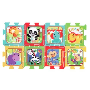 Trefl 60399 - Fisher-Price Dzsungel móka - 8 db-os Szivacs puzzle