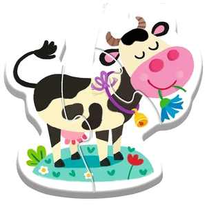 Trefl 36127 - Egy farmon - Első Baby puzzle táskában
