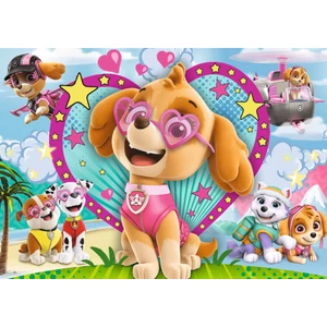 Trefl 14818 - Mancs őrjárat - Skye - 100 db-os Csillám puzzle