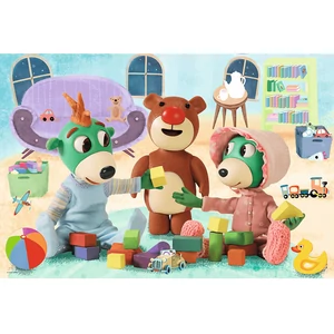 Trefl 24 db-os Maxi puzzle - Bobaski és a Medve - Jó éjszakát! (14325)