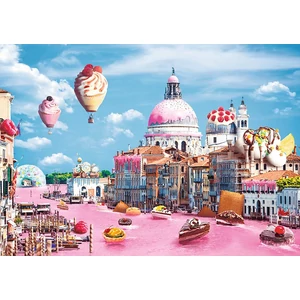 Trefl 10598 - Funny Cities - Édességek Velencében - 1000 db-os puzzle