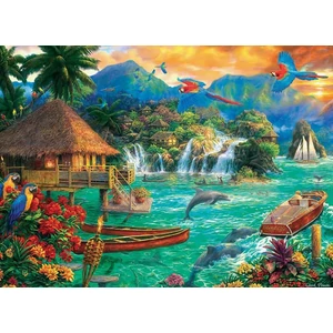 Trefl 33072 - Élet a szigeten - 3000 db-os puzzle