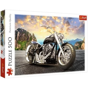 Trefl 37384 - Fekete motor - 500 db-os puzzle