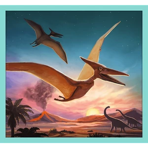 Trefl 10 az 1-ben puzzle (48, 35, 20) Dinoszauruszok - Mega pack (90390)