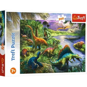 Trefl 13281 - Dinoszauruszok világa - 200 db-os puzzle