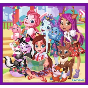 Trefl 90384 - Enchantimals - Barátok - 10 az 1-ben puzzle (20,35,48 db-os)