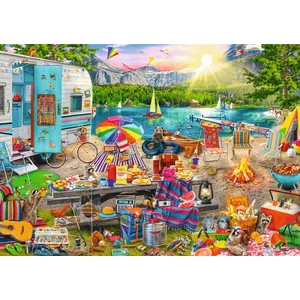 Trefl 10677 - Utazás - 1003 db-os Hidden Shapes puzzle