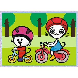 Trefl 34372 - Kiscicák története - 4 az 1-ben (12, 15, 20, 24 db-os) puzzle