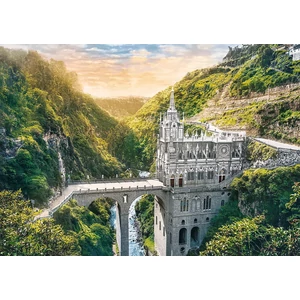 Trefl 10724 - Las Lajas bazilika, Kolumbia - 1000 db-os puzzle