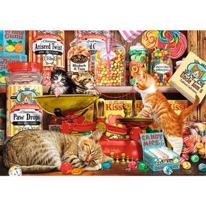Trefl 10630 - Macska édességek - 1000 db-os puzzle