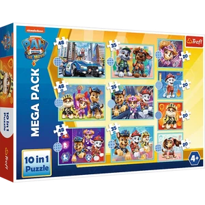 Trefl 10 az 1-ben puzzle (48, 35, 20) Mancsőrjárat - Mega pack (90391)