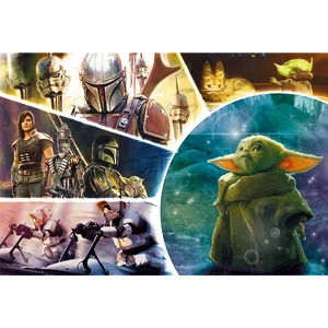 Trefl 16413 - The Mandalorian - Baby Yoda - 100 db-os puzzle