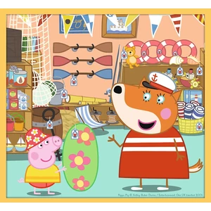 Trefl 90383 - Peppa malac - 10 az 1-ben puzzle (20,35,48 db-os)