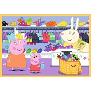 Trefl 90383 - Peppa malac - 10 az 1-ben puzzle (20,35,48 db-os)