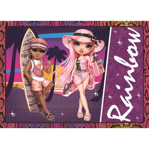Trefl 34614 - Rainbow High divatbabák - 4 az 1-ben puzzle (35,48,54,70 db-os)