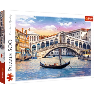 Trefl 37398 - Rialto-híd - Velence - 500 db-os puzzle