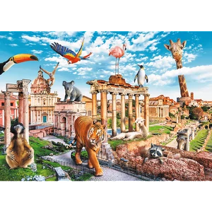 Trefl 10600 - Vicces városok - Vad Róma - 1000 db-os puzzle