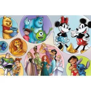 Trefl Super Shape XL 160 db-os puzzle - Disney színes világa - Disney 100 (50033)