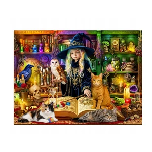 Wooden City NB0822-XL - Magical Library - 1010 db-os fa puzzle