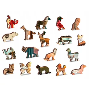 Wooden City NB0825-XL - Royal Cats - 1010 db-os fa puzzle