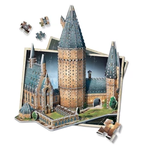 Wrebbit 02014 - Harry Potter - Roxforti nagyterem - 850 db-os 3D puzzle