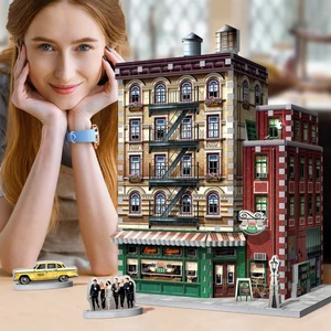 Wrebbit 01015 - Jóbarátok - Central Perk kávézó - 440 db-os 3D puzzle