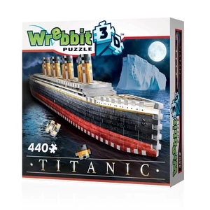 Wrebbit 01014 - Titanic óceánjáró hajó - 440 db-os 3D puzzle