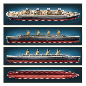 Wrebbit 01014 - Titanic óceánjáró hajó - 440 db-os 3D puzzle