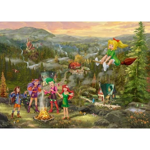 Schmidt - 58424 - Bibi Blocksberg - Young witch meeting - 1000 db-os puzzle