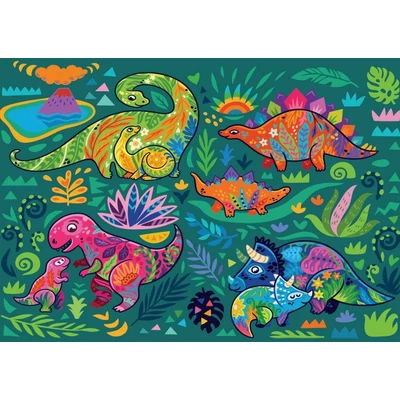 Yazz 3887 - Dinosaurs - 1000 db-os puzzle