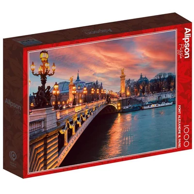 Alipson 50013 - Pont Alexandre III, Paris - 1000 db-os puzzle