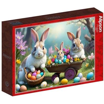 Alipson 50086 - Easter Bunnies - 500 db-os puzzle