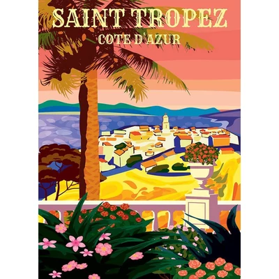 Alipson 50109 - St Tropez - French Riviera - 1500 db-os puzzle