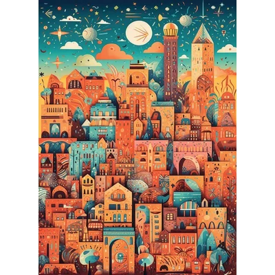 Alipson 50114 - Amazing City - 500 db-os puzzle