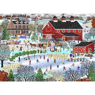 Alipson 50135 - Duck Pond in Winter - 500 db-os puzzle