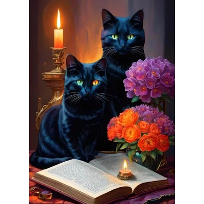 Alipson 50146 - Black Cats - 500 db-os puzzle
