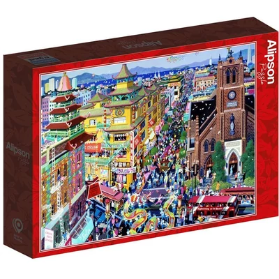 Alipson 50151 - San Francisco - China Town - 1000 db-os puzzle