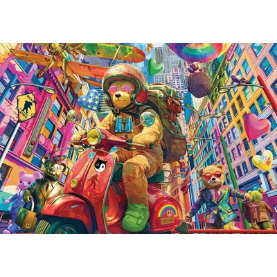 Alipson 50156 - Teddy on the Go - 1000 db-os puzzle