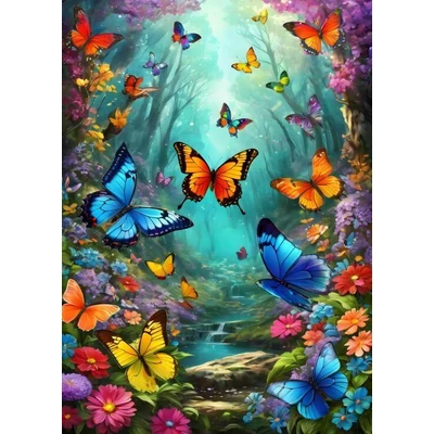 Alipson 50174 - Clouds of Butterflies - 500 db-os puzzle
